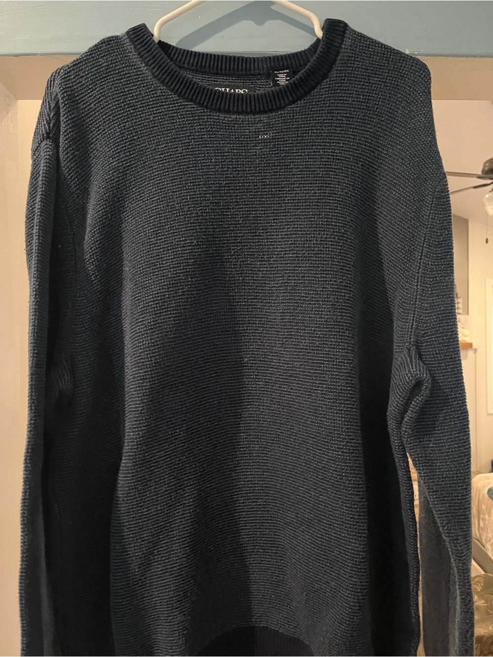 Chaps Navy Crewneck Knit Sweater XL